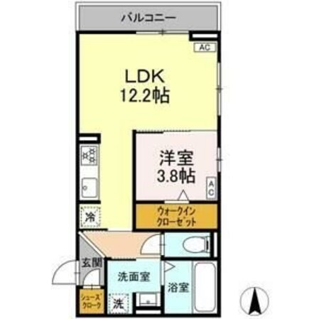 ルヴィータ野田の物件間取画像